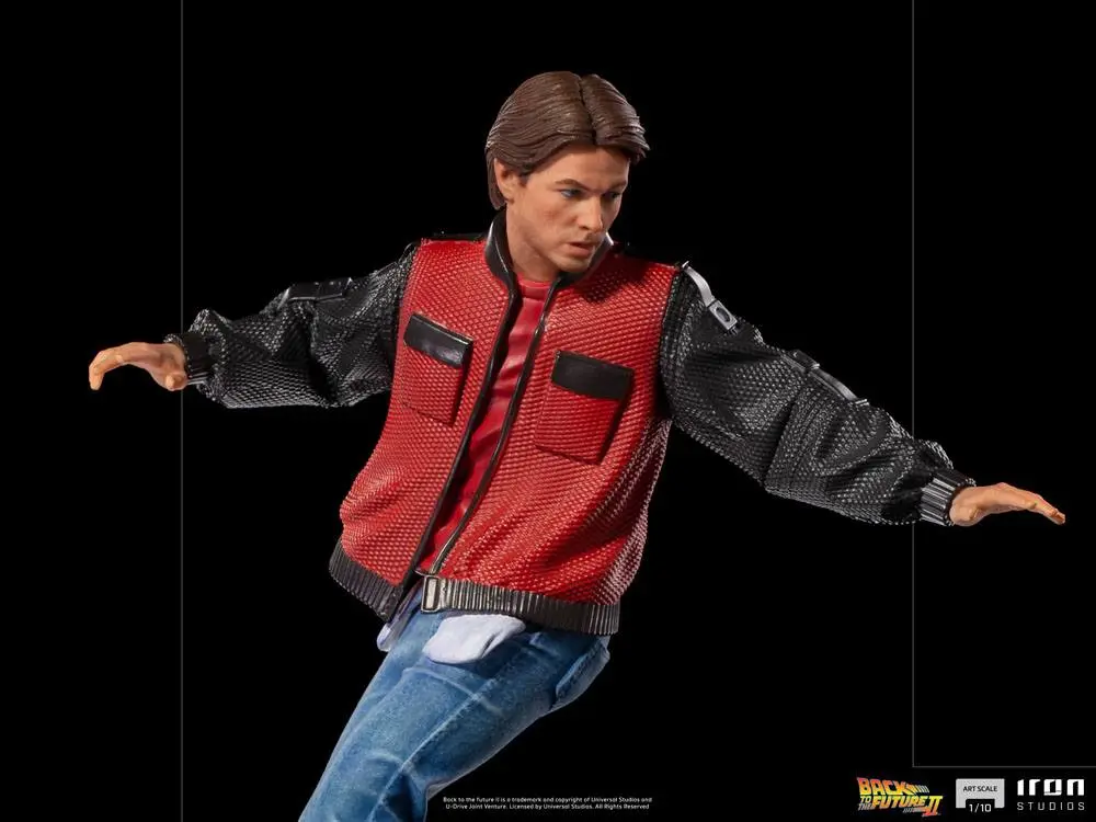 Zurück in die Zukunft II Art Scale Statue 1/10 Marty McFly on Hoverboard 22 cm Produktfoto