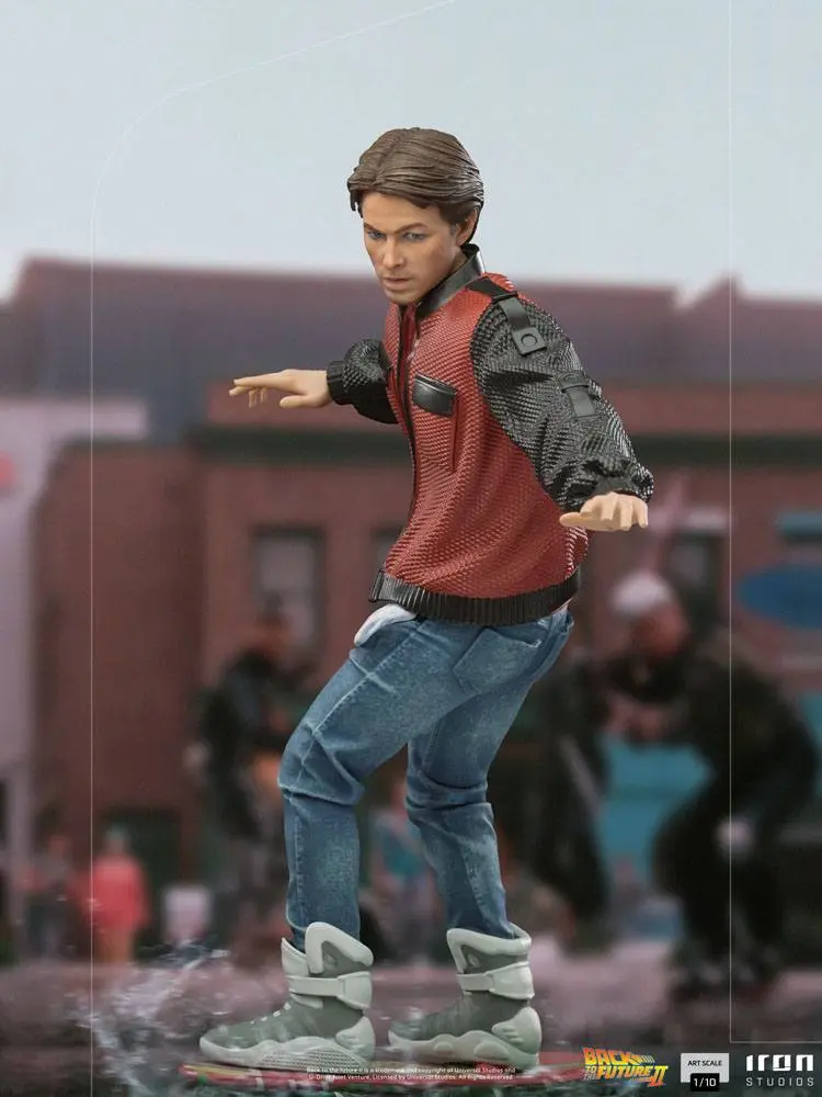 Zurück in die Zukunft II Art Scale Statue 1/10 Marty McFly on Hoverboard 22 cm Produktfoto