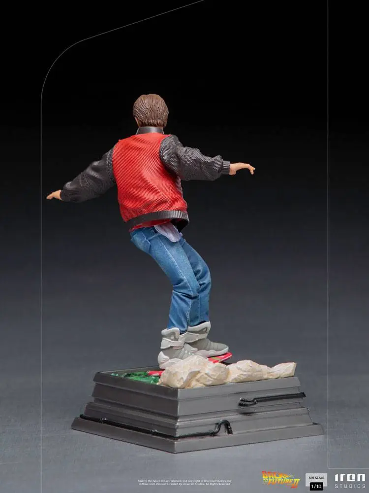 Zurück in die Zukunft II Art Scale Statue 1/10 Marty McFly on Hoverboard 22 cm Produktfoto