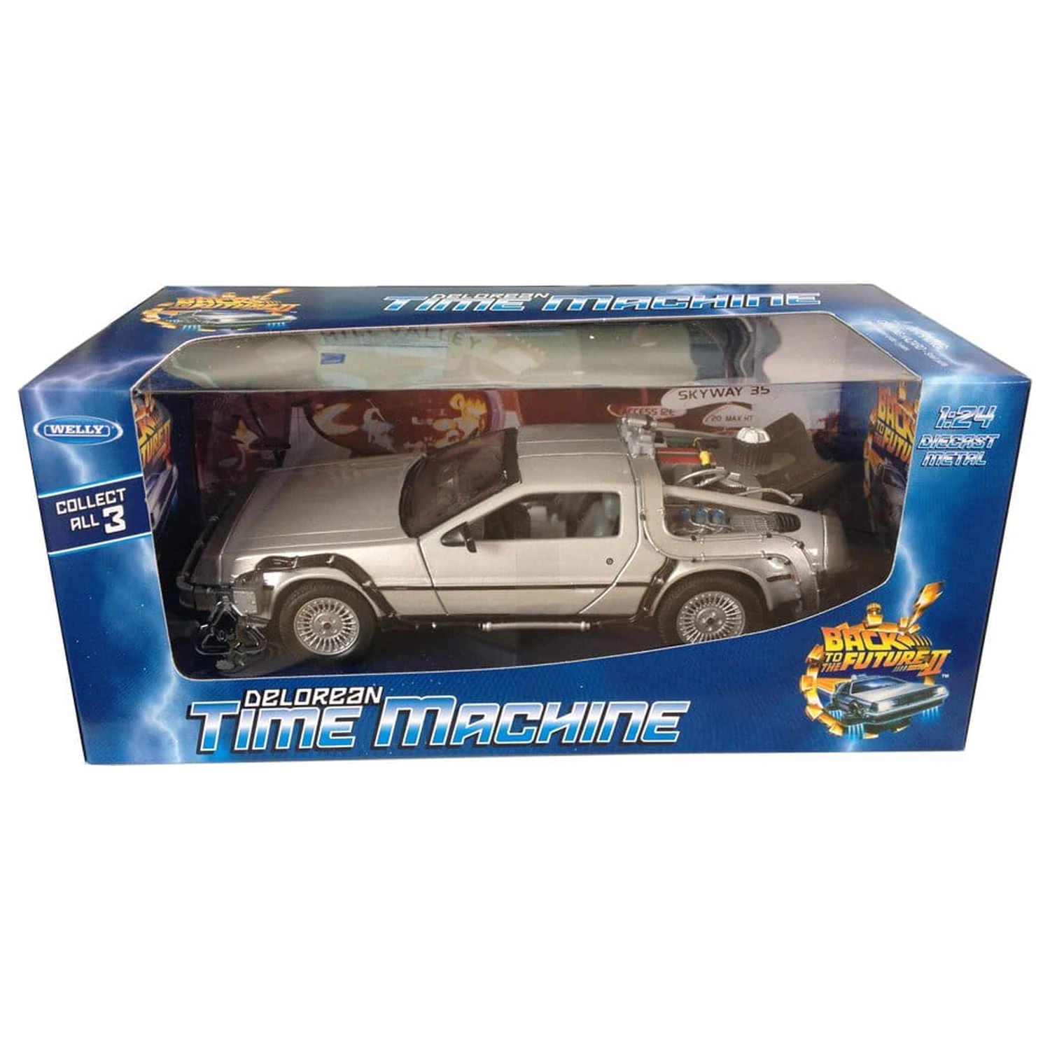 Back to the Future II Diecast Modell 1/24 ´81 DeLorean LK Coupé 18 cm Produktfoto
