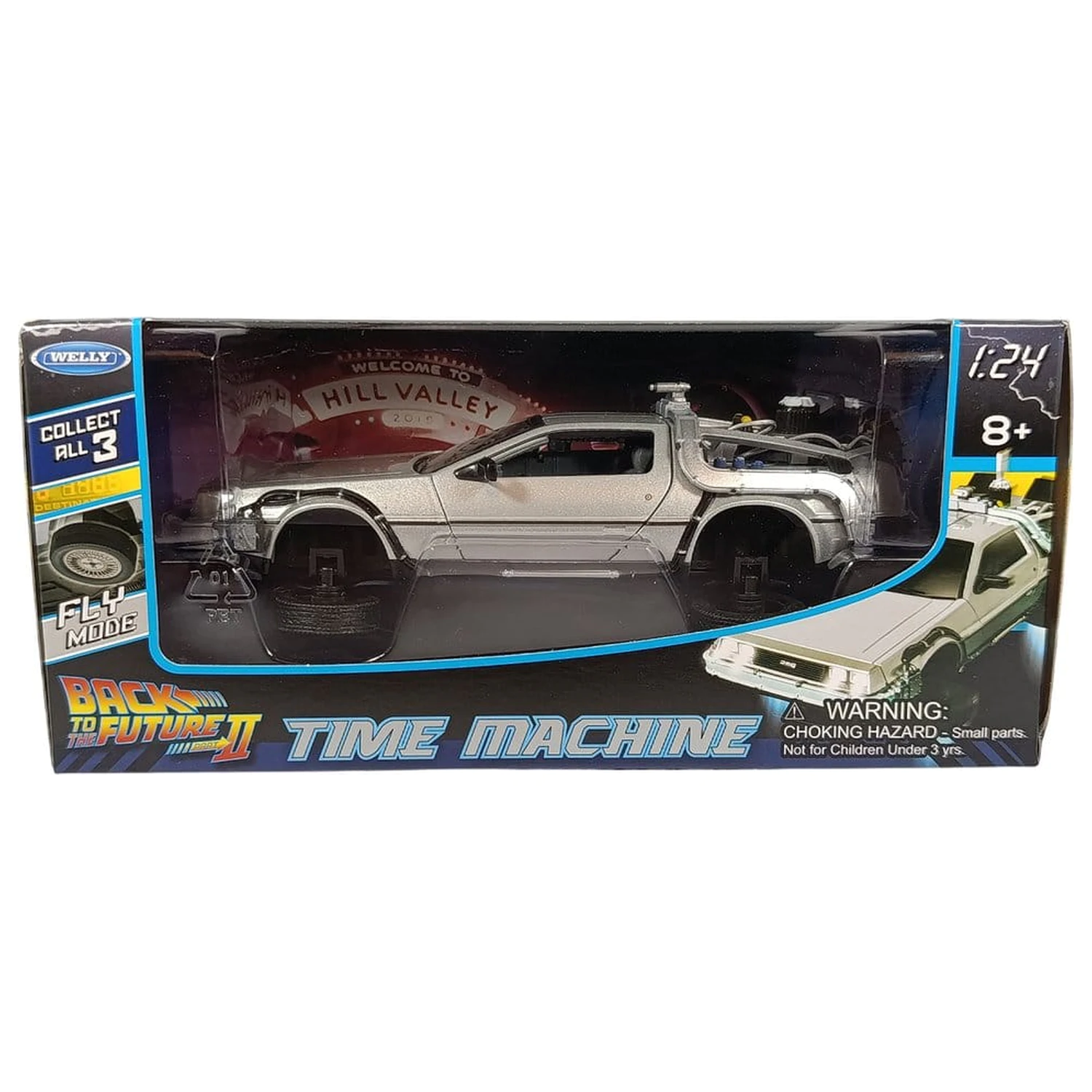 Zurück in die Zukunft II Diecast Modell 1/24 81er DeLorean LK Coupe Fly Wheel Produktfoto
