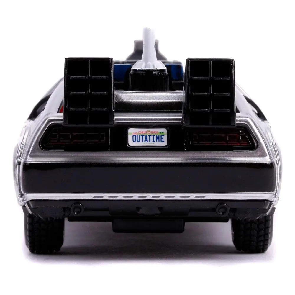 Zurück in die Zukunft II Hollywood Rides Diecast Modell 1/32 DeLorean Time Machine termékfotó