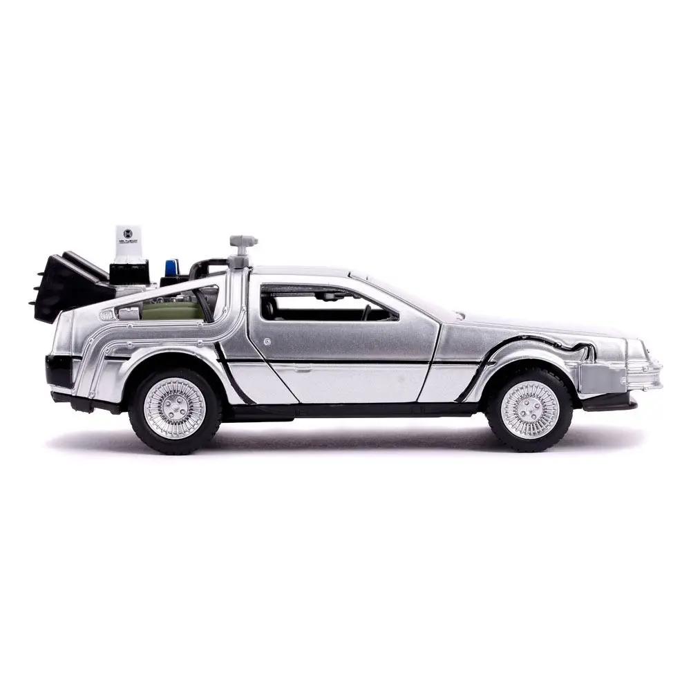 Zurück in die Zukunft II Hollywood Rides Diecast Modell 1/32 DeLorean Time Machine termékfotó