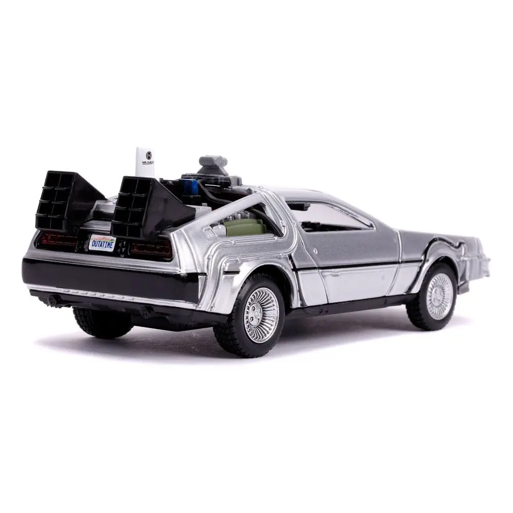 Zurück in die Zukunft II Hollywood Rides Diecast Modell 1/32 DeLorean Time Machine termékfotó