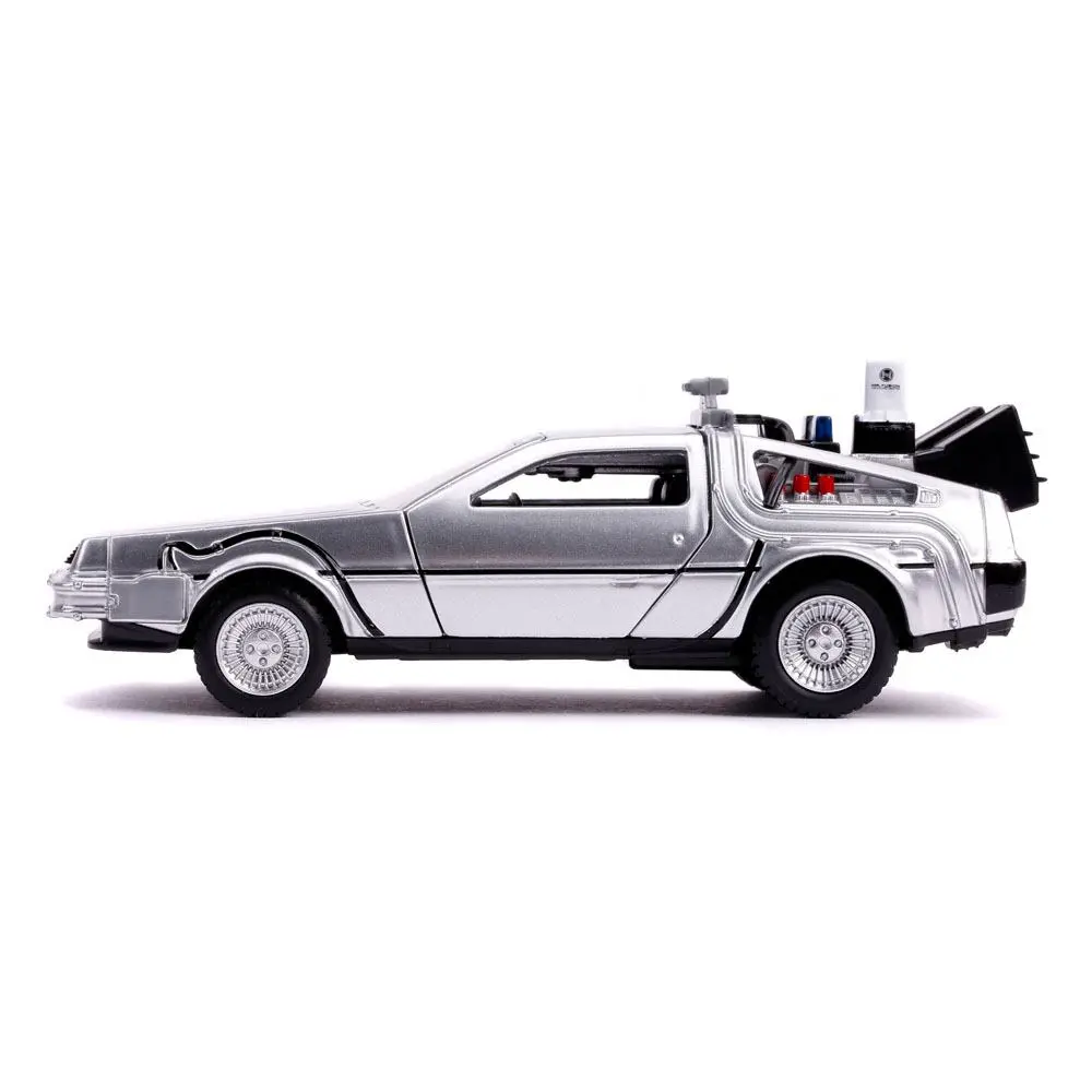 Zurück in die Zukunft II Hollywood Rides Diecast Modell 1/32 DeLorean Time Machine termékfotó