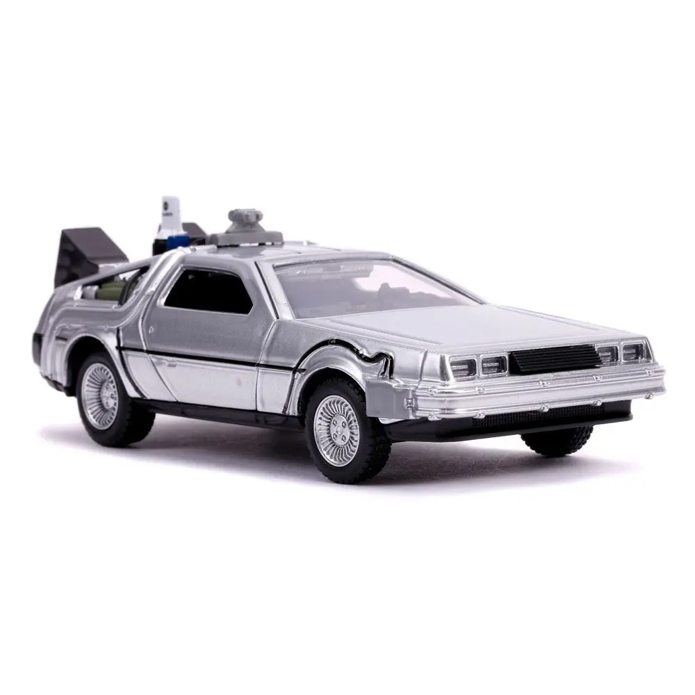 Zurück in die Zukunft II Hollywood Rides Diecast Modell 1/32 DeLorean Time Machine termékfotó