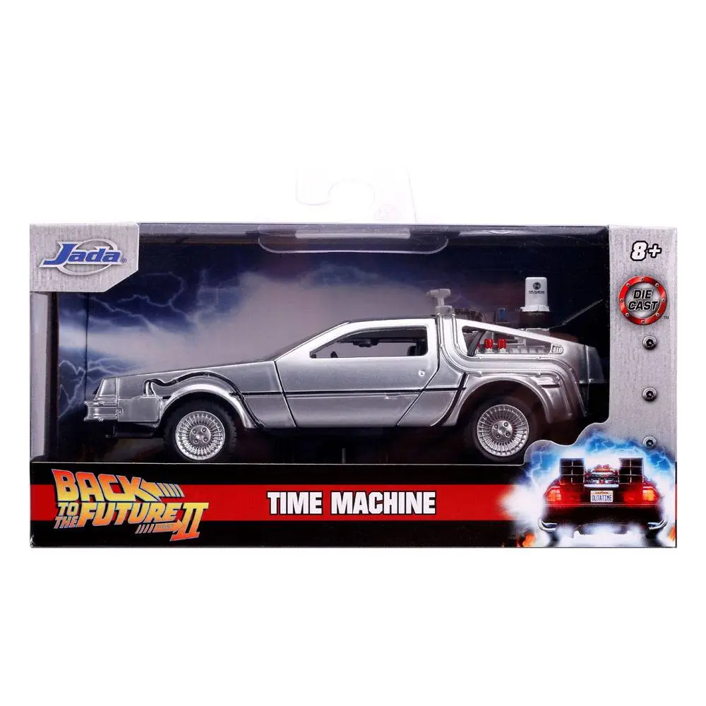 Zurück in die Zukunft II Hollywood Rides Diecast Modell 1/32 DeLorean Time Machine termékfotó