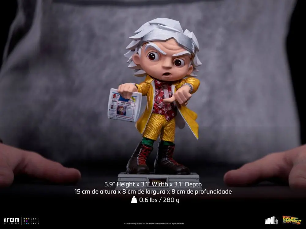 Zurück in die Zukunft II Mini Co. PVC Figur Doc Brown 15 cm termékfotó