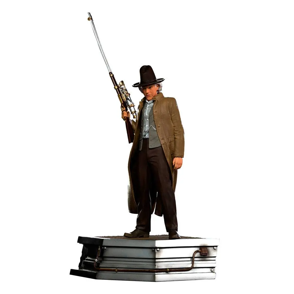 Zurück in die Zukunft III Art Scale Statue 1/10 Doc Brown 32 cm termékfotó