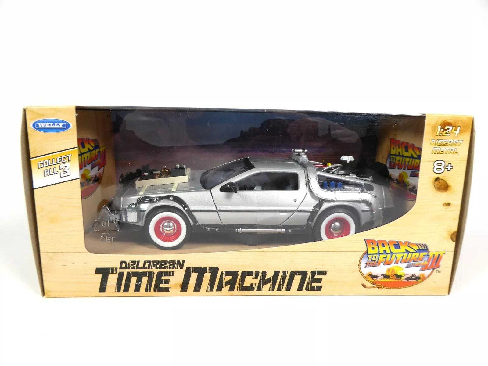 Zurueck in die Zukunft III Diecast Modell 1/24 81er DeLorean LK Coupe Produktfoto