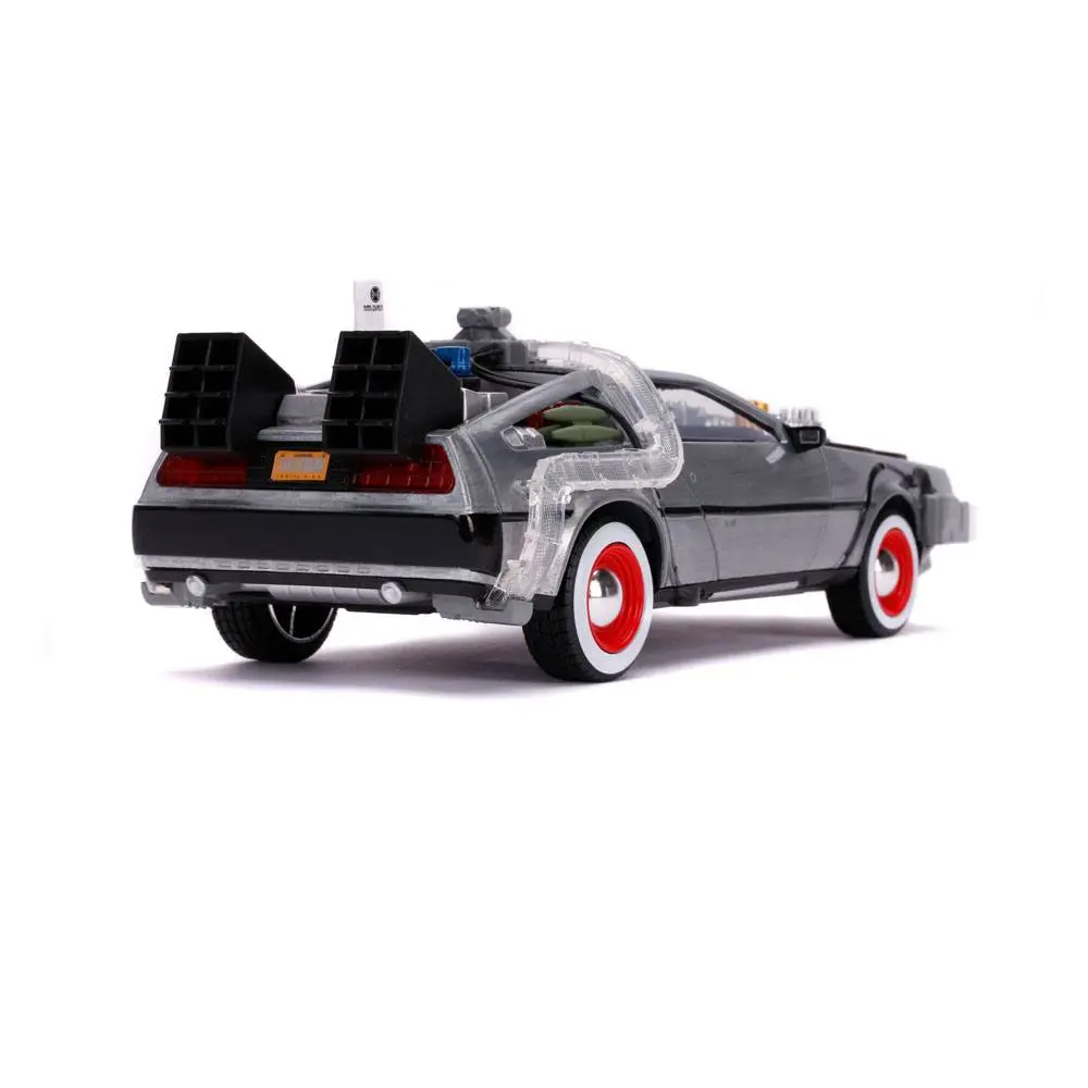 Zurück in die Zukunft III Hollywood Rides Diecast Modell 1/24 DeLorean Time Machine termékfotó