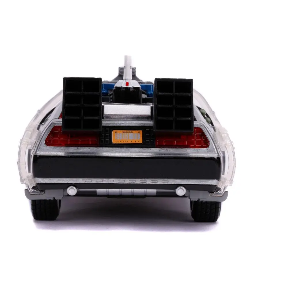 Zurück in die Zukunft III Hollywood Rides Diecast Modell 1/24 DeLorean Time Machine termékfotó