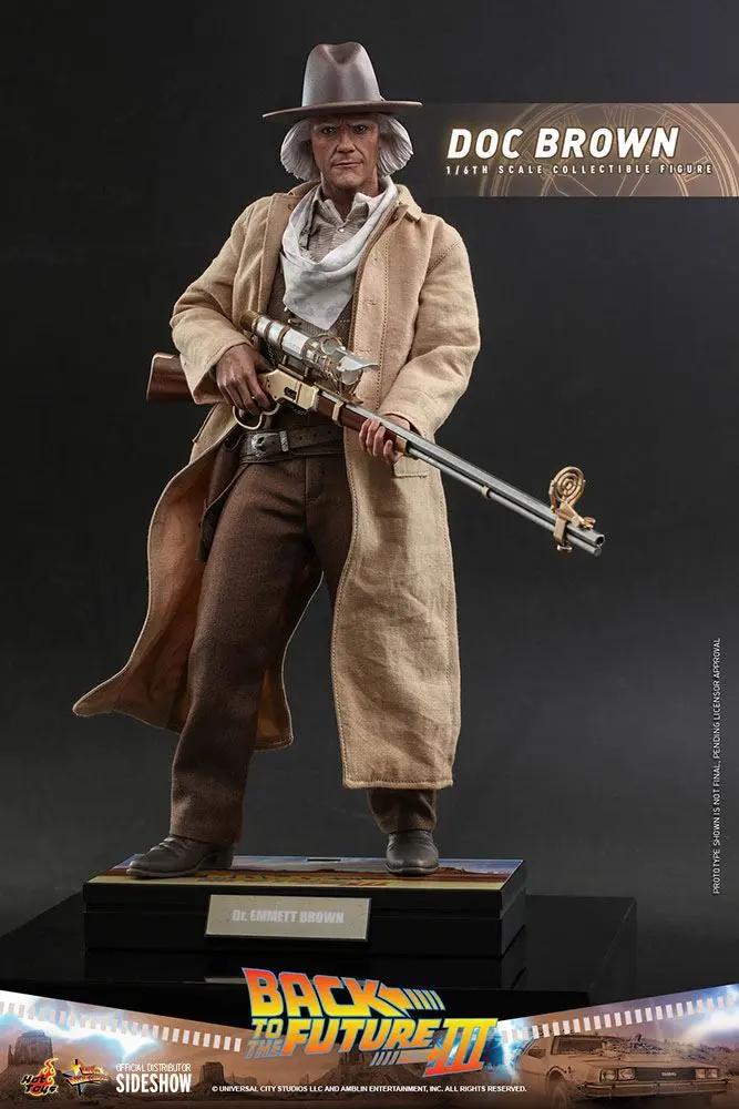 Zurück in die Zukunft III Movie Masterpiece Actionfigur 1/6 Doc Brown 32 cm termékfotó