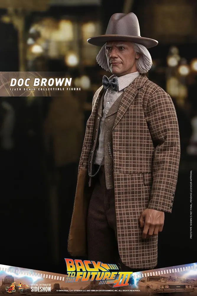 Zurück in die Zukunft III Movie Masterpiece Actionfigur 1/6 Doc Brown 32 cm termékfotó