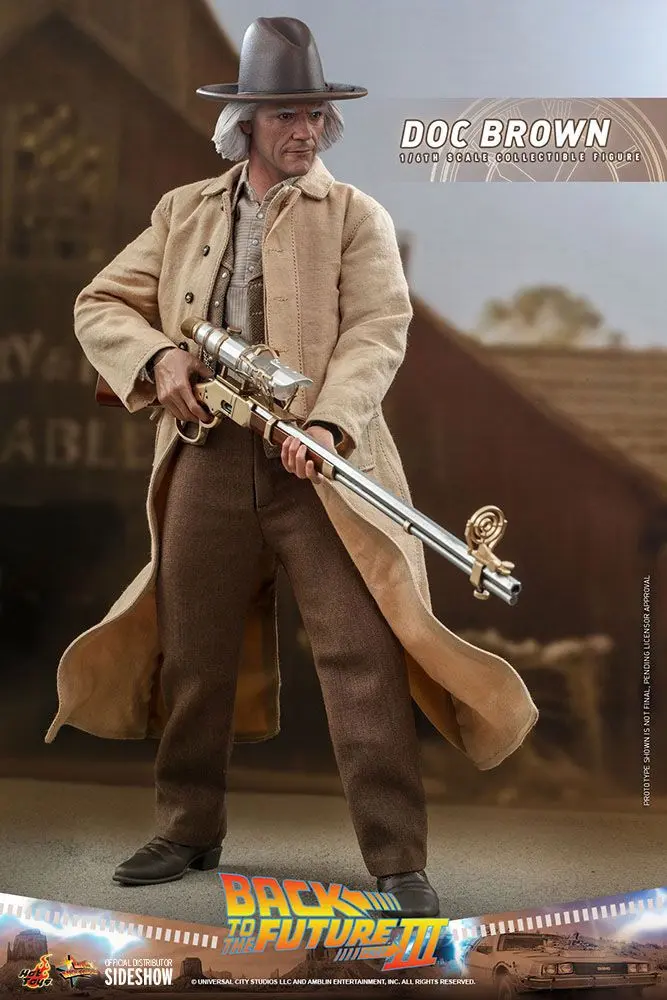 Zurück in die Zukunft III Movie Masterpiece Actionfigur 1/6 Doc Brown 32 cm termékfotó