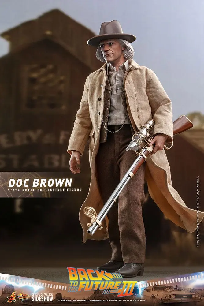 Zurück in die Zukunft III Movie Masterpiece Actionfigur 1/6 Doc Brown 32 cm termékfotó