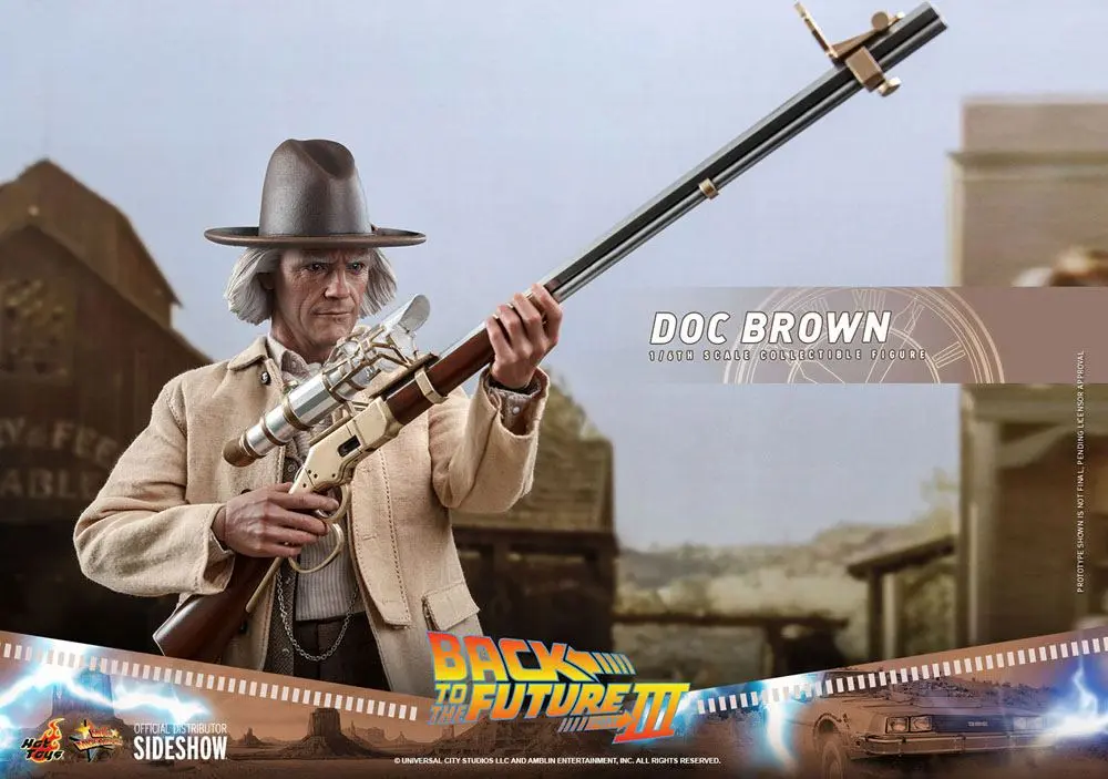 Zurück in die Zukunft III Movie Masterpiece Actionfigur 1/6 Doc Brown 32 cm termékfotó