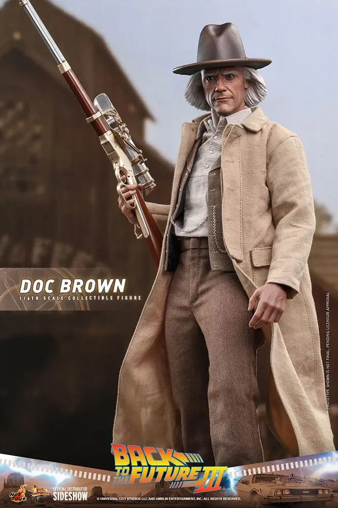 Zurück in die Zukunft III Movie Masterpiece Actionfigur 1/6 Doc Brown 32 cm termékfotó