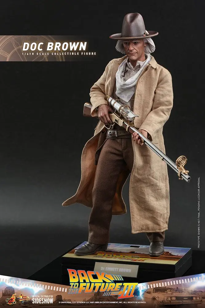 Zurück in die Zukunft III Movie Masterpiece Actionfigur 1/6 Doc Brown 32 cm termékfotó