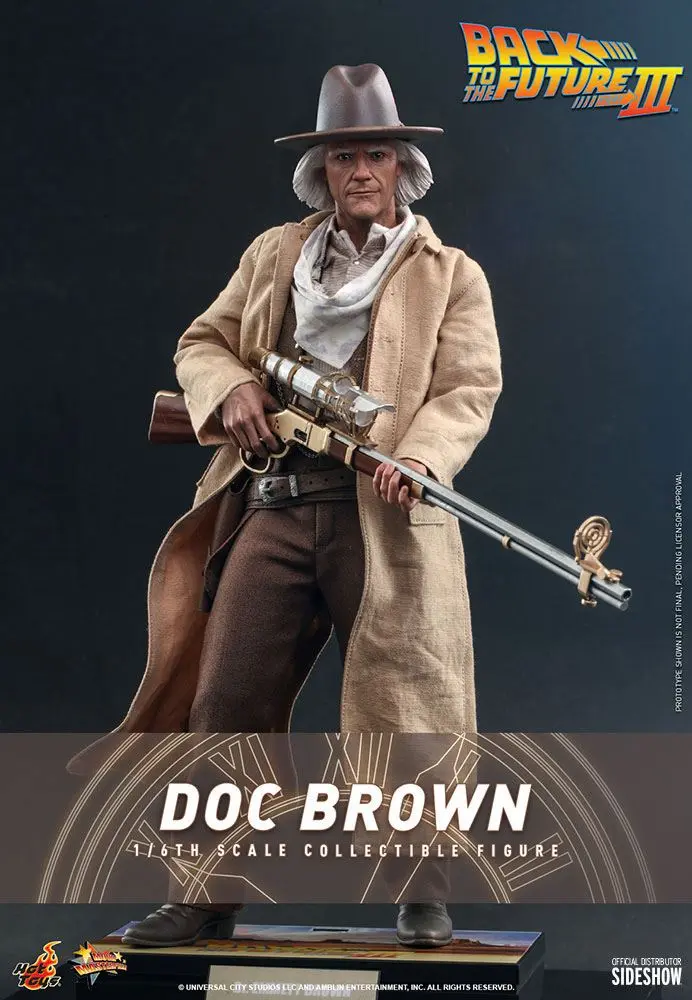 Zurück in die Zukunft III Movie Masterpiece Actionfigur 1/6 Doc Brown 32 cm termékfotó