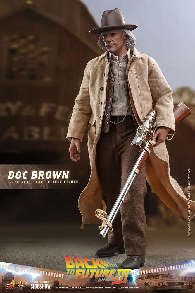 Zurück in die Zukunft III Movie Masterpiece Actionfigur 1/6 Doc Brown 32 cm termékfotó