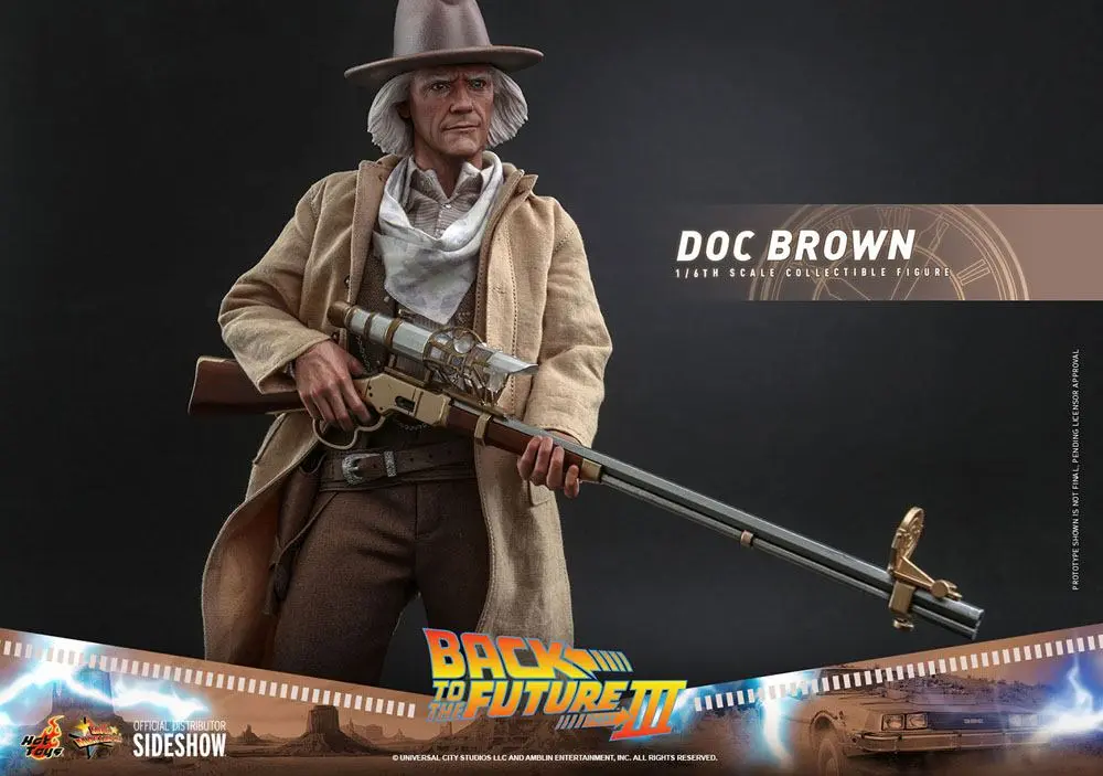 Zurück in die Zukunft III Movie Masterpiece Actionfigur 1/6 Doc Brown 32 cm termékfotó