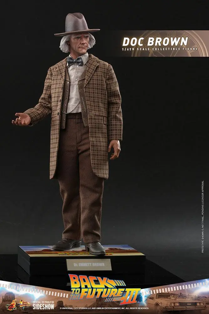 Zurück in die Zukunft III Movie Masterpiece Actionfigur 1/6 Doc Brown 32 cm termékfotó