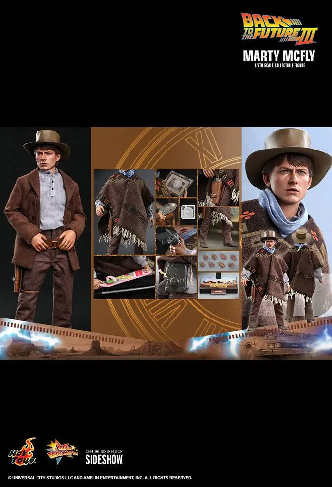 Zurück in die Zukunft III Movie Masterpiece Actionfigur 1/6 Marty McFly 28 cm termékfotó