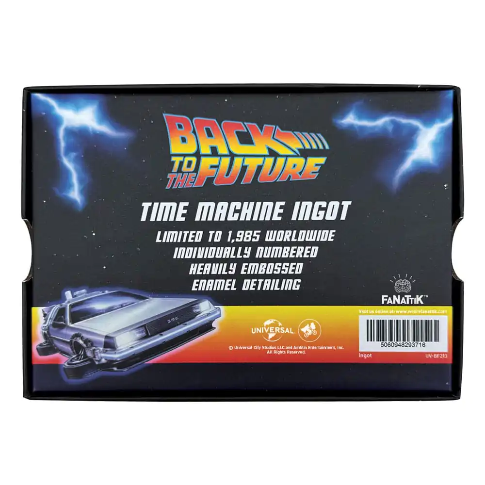 Back To The Future Barren 40. Jubiläum Time Circuits Limitierte Auflage Produktfoto