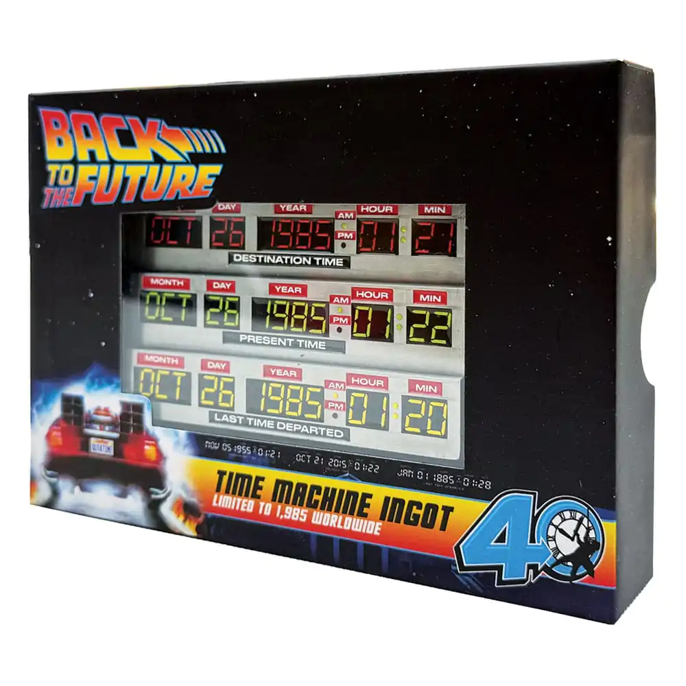 Back To The Future Barren 40. Jubiläum Time Circuits Limitierte Auflage Produktfoto
