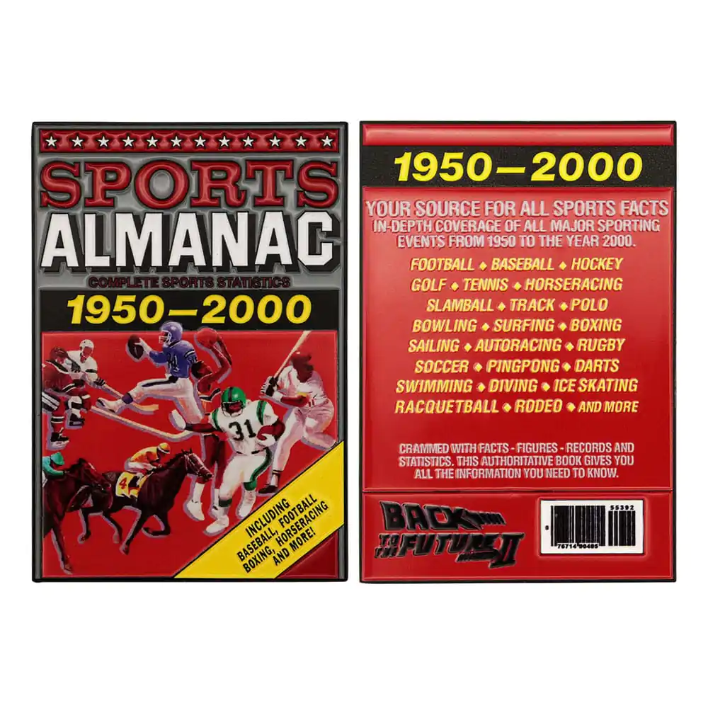 Zurück in die Zukunft Metallbarren Sport Almanac Limited Edition termékfotó