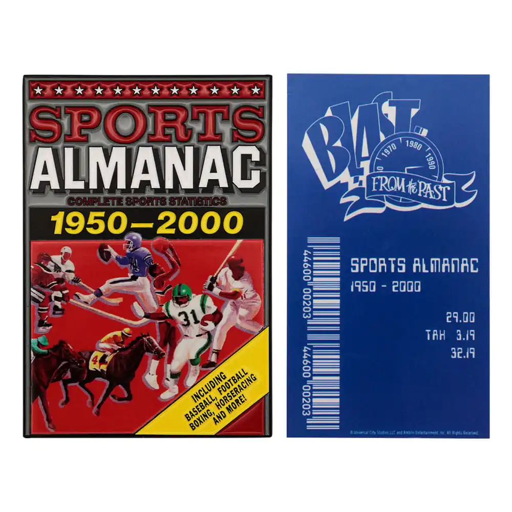 Zurück in die Zukunft Metallbarren Sport Almanac Limited Edition termékfotó