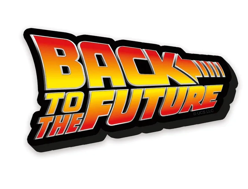 BACK TO THE FUTURE Logo Magnet termékfotó