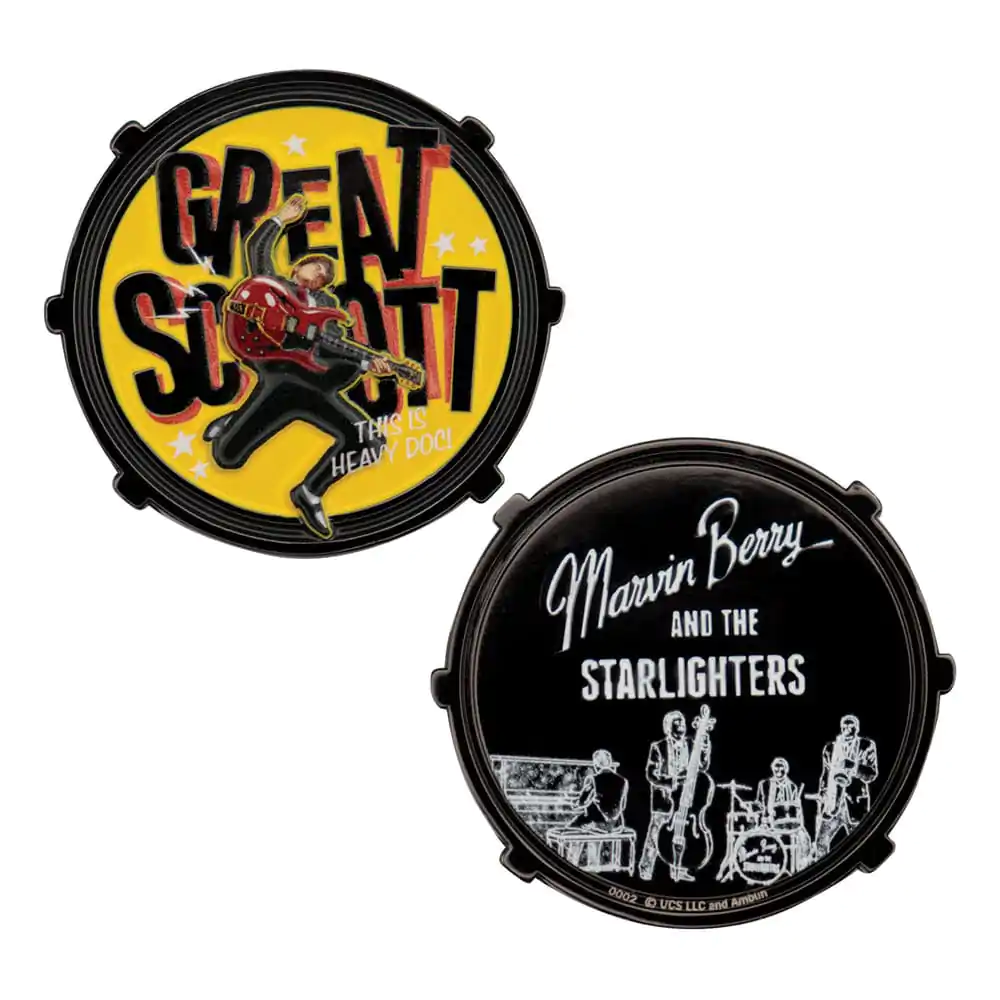 Back To The Future Sammlermünze Marvin Berry & The Starlighters Limited Edition Produktfoto