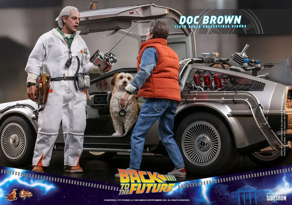 Zurück in die Zukunft Movie Masterpiece Actionfigur 1/6 Doc Brown 30 cm termékfotó