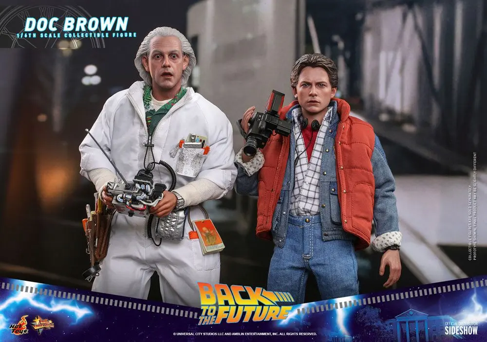 Zurück in die Zukunft Movie Masterpiece Actionfigur 1/6 Doc Brown 30 cm termékfotó