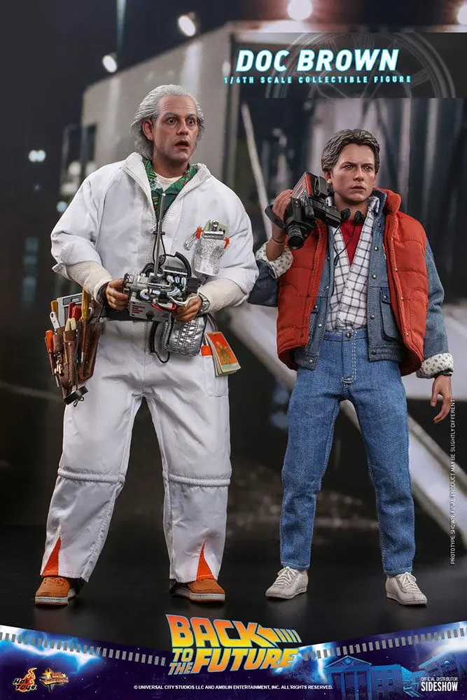 Zurück in die Zukunft Movie Masterpiece Actionfigur 1/6 Doc Brown 30 cm termékfotó