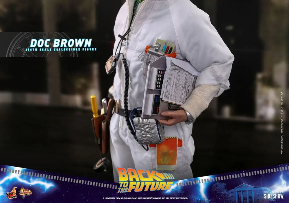 Zurück in die Zukunft Movie Masterpiece Actionfigur 1/6 Doc Brown 30 cm termékfotó
