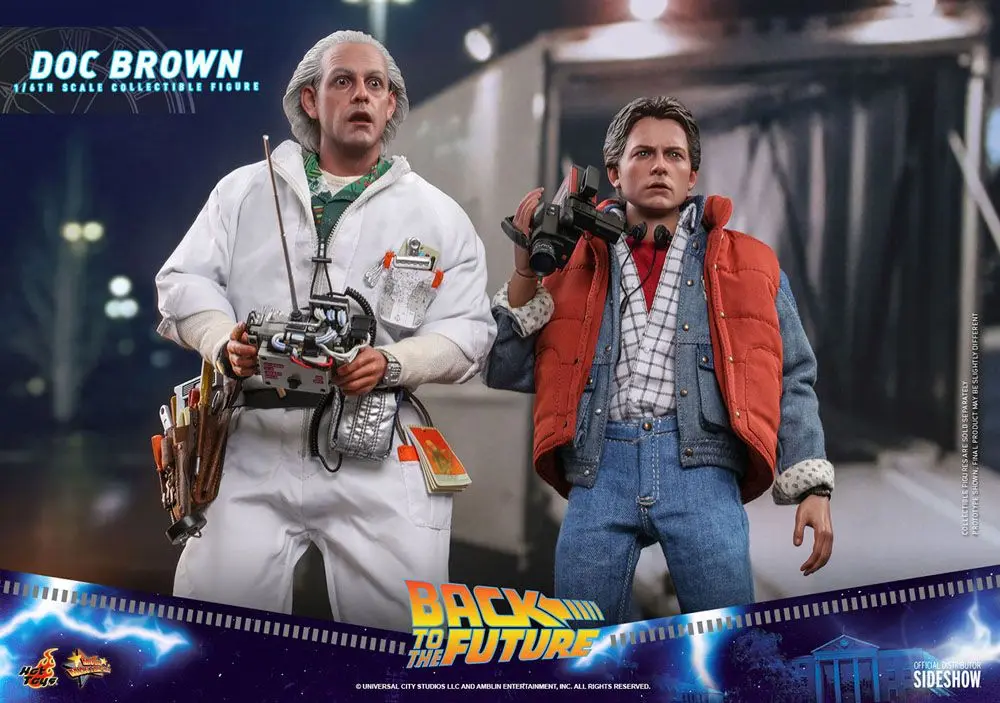 Zurück in die Zukunft Movie Masterpiece Actionfigur 1/6 Doc Brown 30 cm termékfotó