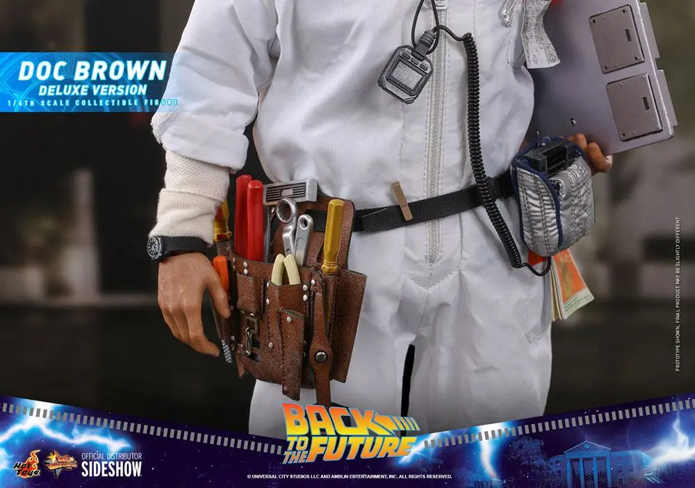 Zurück in die Zukunft Movie Masterpiece Actionfigur 1/6 Doc Brown (Deluxe Version) 30 cm termékfotó