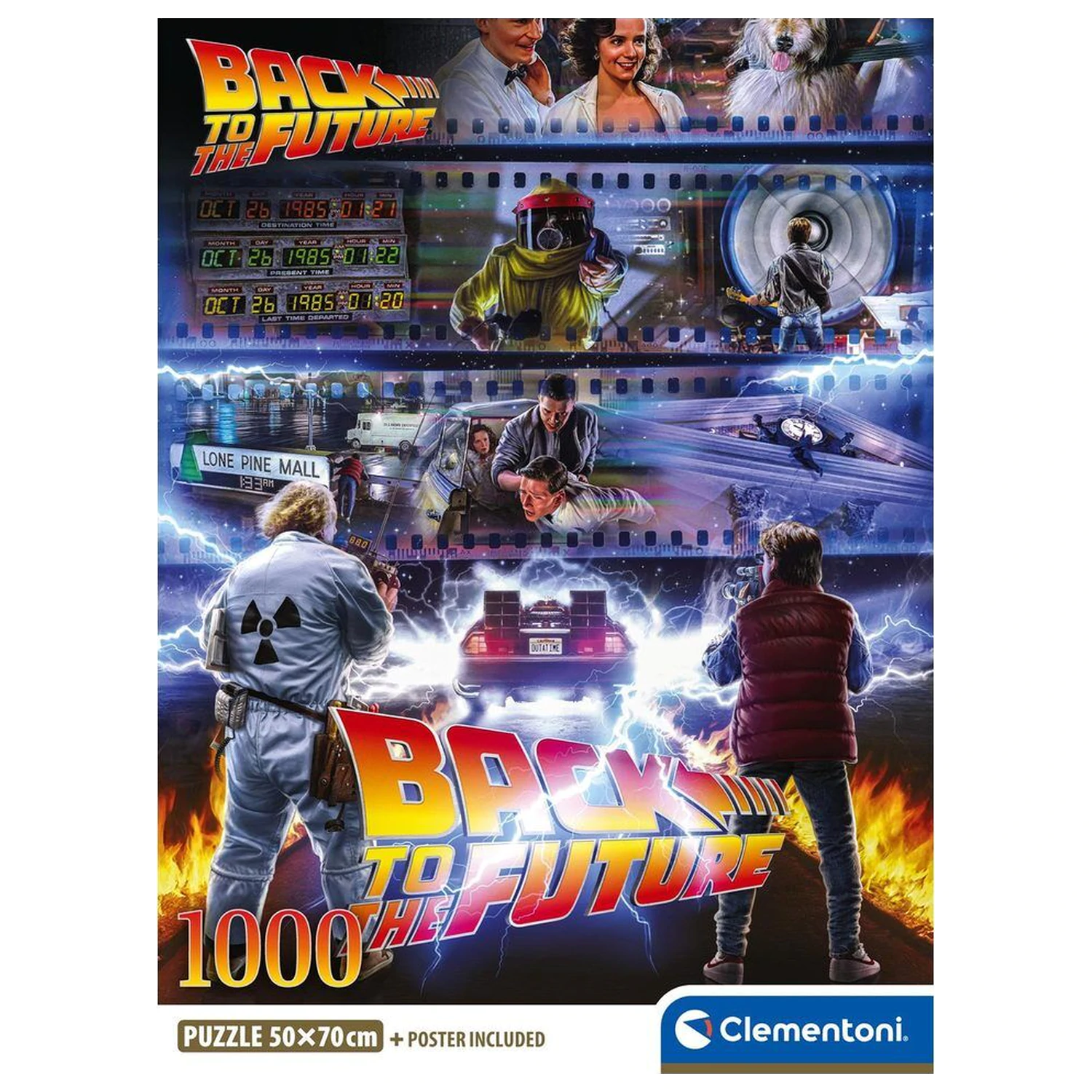 Back To The Future Puzzle 1000 Teile Produktfoto
