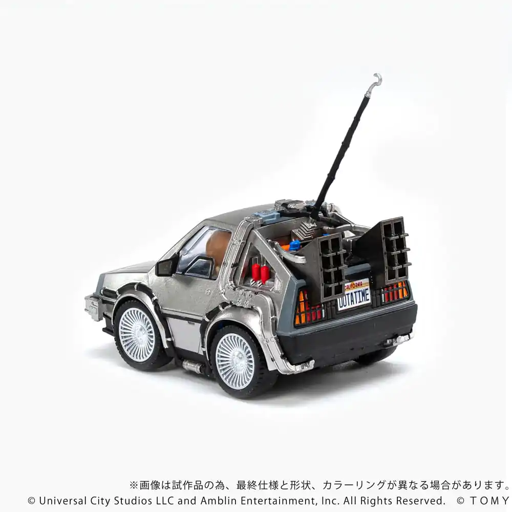 Back to the Future Q-Village Fahrzeug mit Minifiguren Time Machine 9 cm Produktfoto