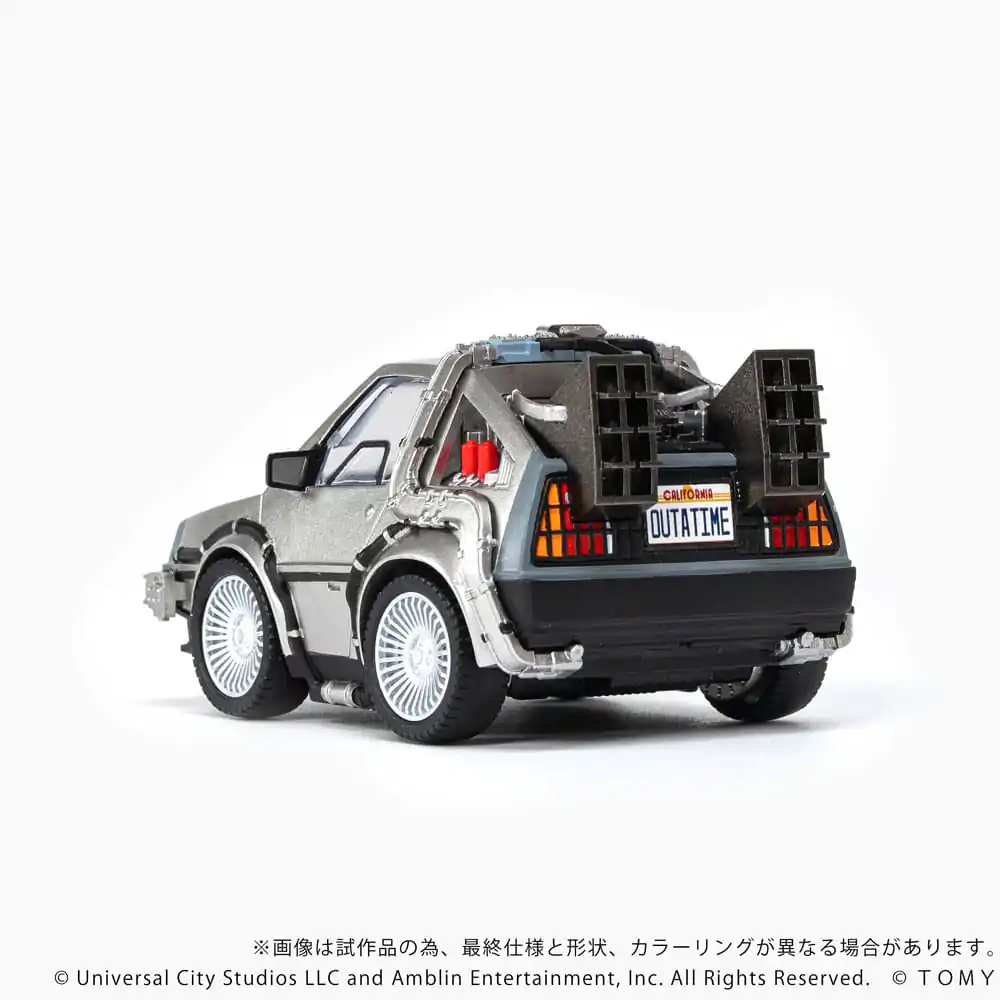 Back to the Future Q-Village Fahrzeug mit Minifiguren Time Machine 9 cm Produktfoto