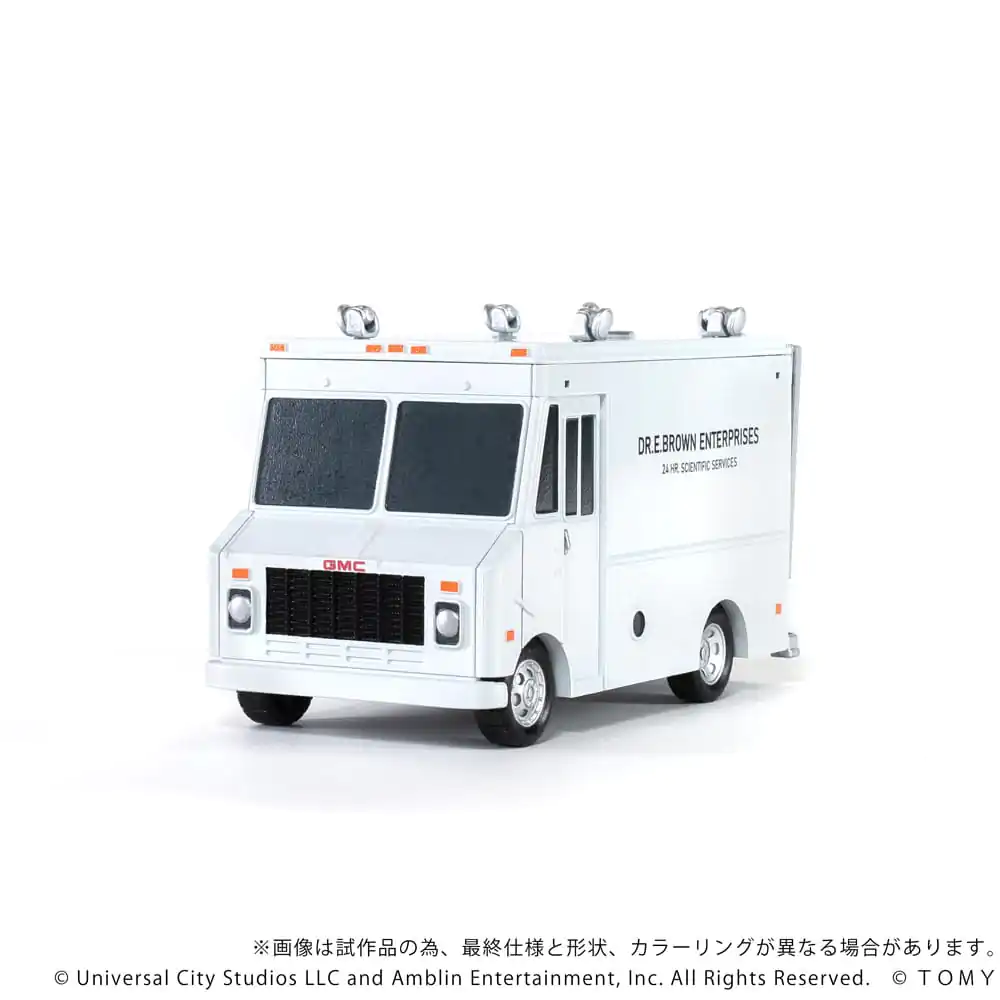 Back to the Future Q-Village Fahrzeuge mit Minifiguren Time Machine Deluxe Set 9 cm Produktfoto