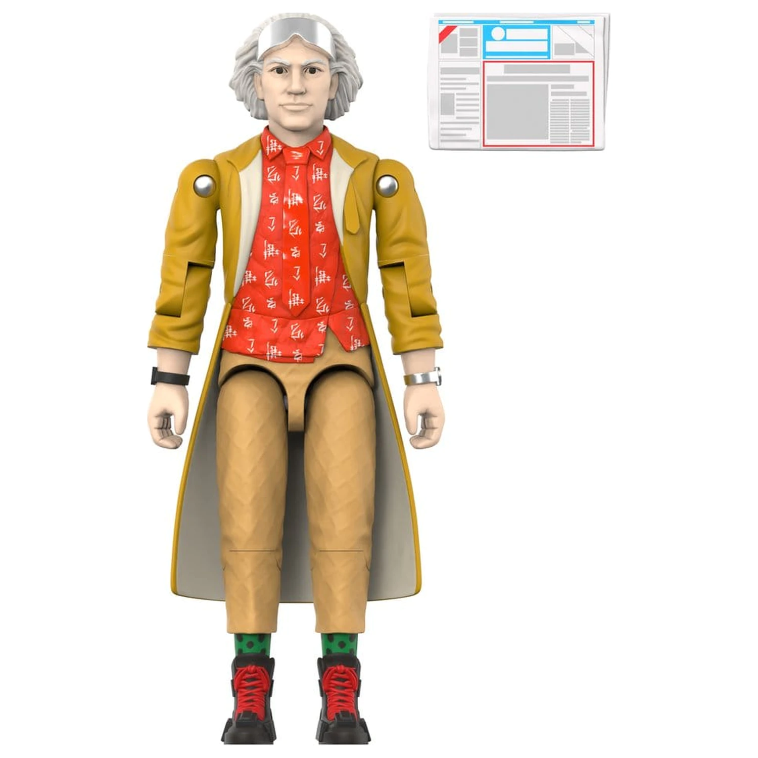 Back to the Future ReAction+ Actionfigur Welle 02 Dr. Emmett Brown (2015) Produktfoto