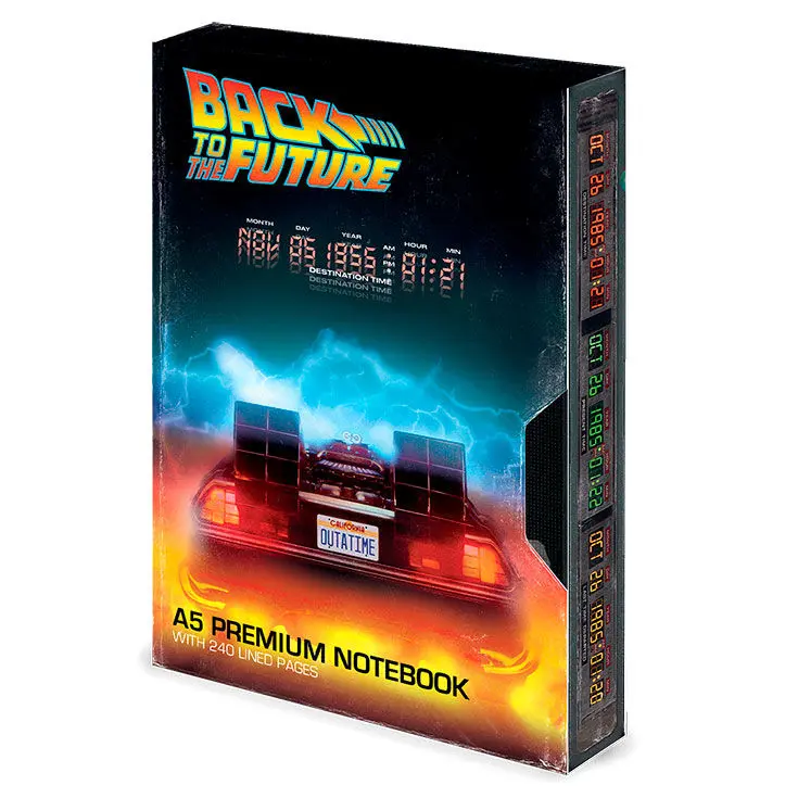 Zurück in die Zukunft Premium Notizbuch A5 Great Scott VHS termékfotó