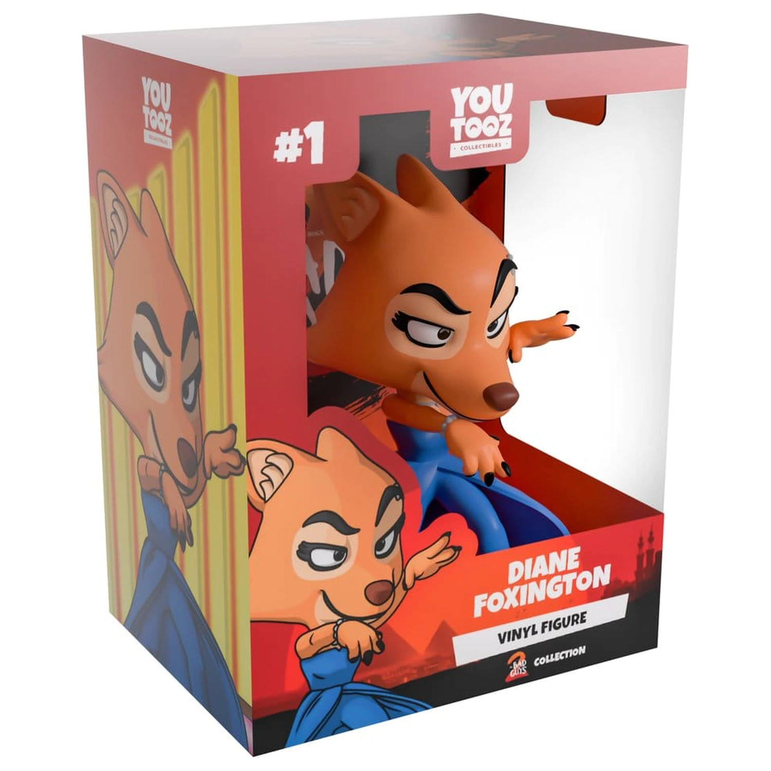 Bad Guys 2 Vinyl Figur Diane Foxington 12 cm Produktfoto