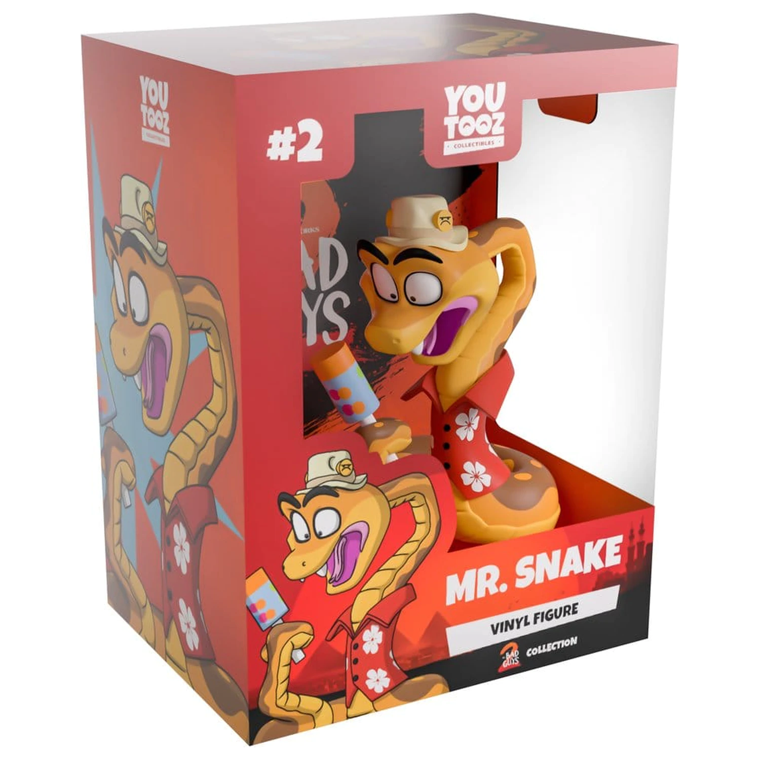 Bad Guys 2 Vinyl Figur Mr. Snake 11 cm Produktfoto