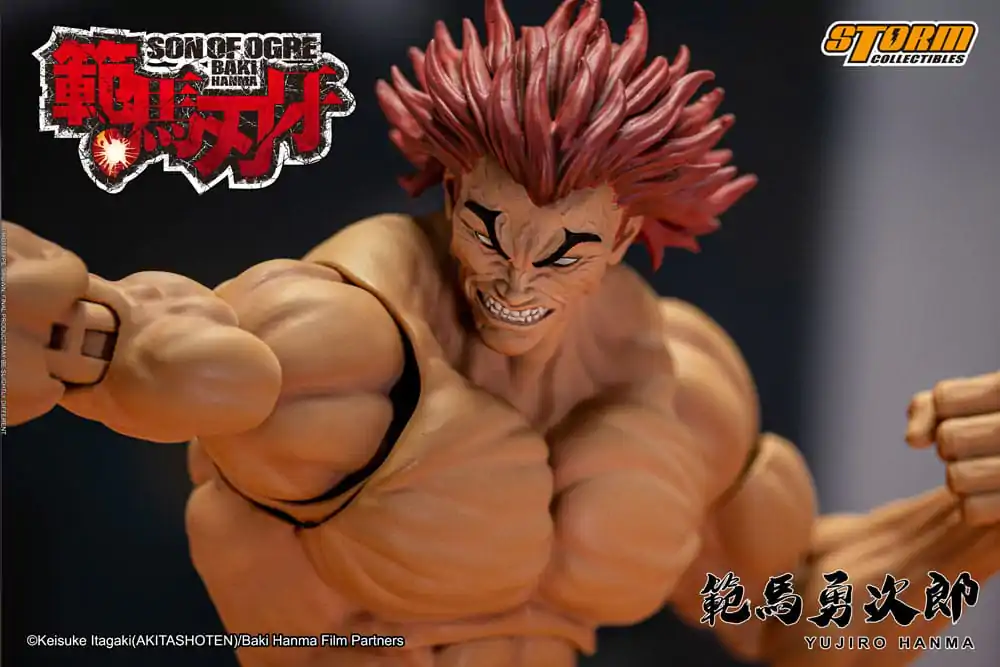Baki Actionfigur 1/12 Yujiro Hanma 18 cm Produktfoto