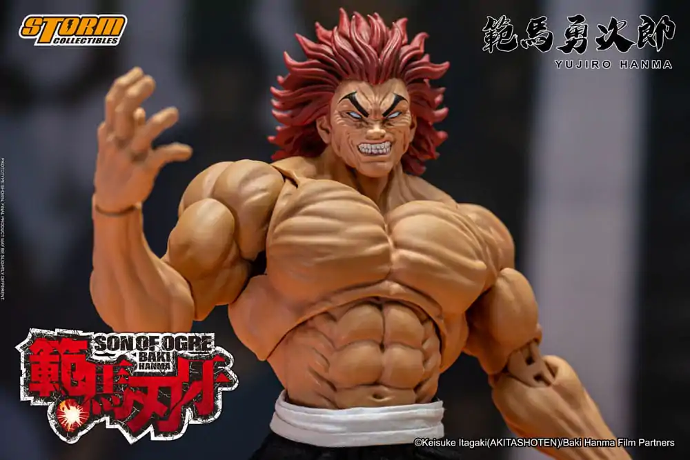 Baki Actionfigur 1/12 Yujiro Hanma 18 cm Produktfoto